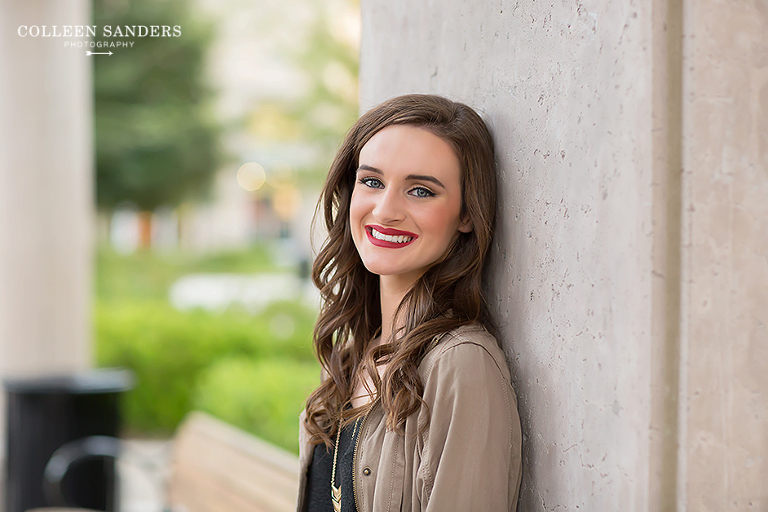 Fall photos with Class of 2016 Senior models - featuring red lips, plaid, sweaters, boots with senior photographer Colleen Sanders Photography in El Dorado Hills, California.