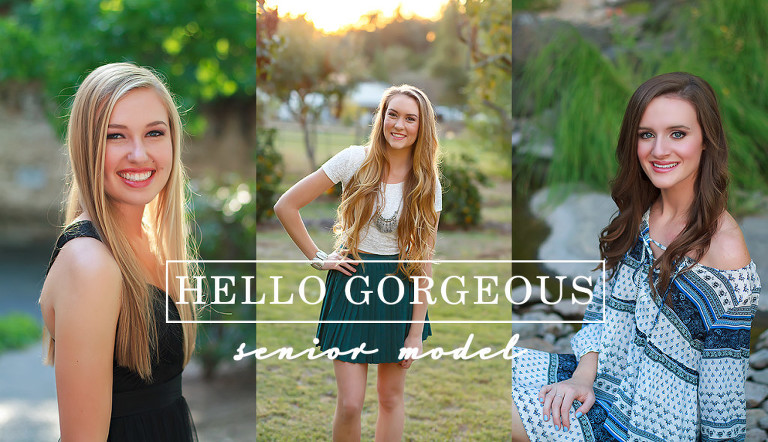 Become a Class of 2017 Senior Model for boutique portrait studio Colleen Sanders in El Dorado Hills and Folsom.