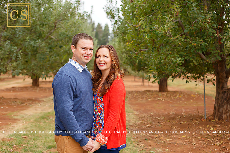 El Dorado Hills family portraits by Colleen Sanders at Apple Hill apple orchard