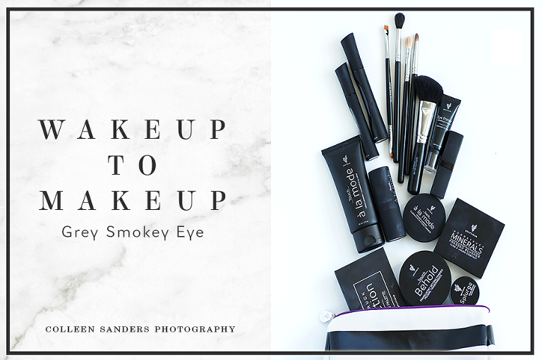 Senior photographer Colleen Sanders shares makeup tips on the series wake up to makeup, featuring a grey smokey eye.