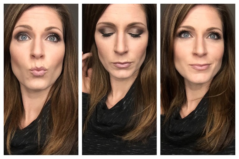 Younique's 3D fiber mascara adds 400 times the volume to your lashes, you can see a dramatic difference in Folsom senior photographer Colleen Sanders.