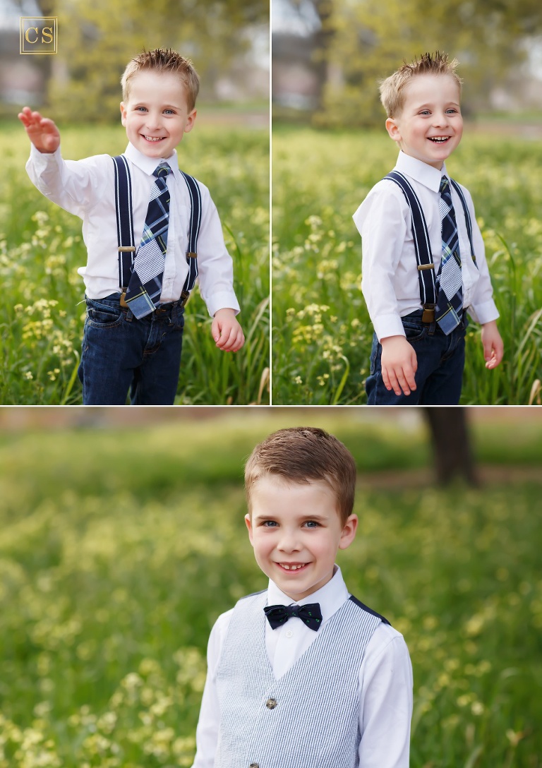 Spring flowers in Folsom for family pictures with Family Photographer Colleen Sanders, based out of El Dorado Hills - yellow spring flowers and kids.