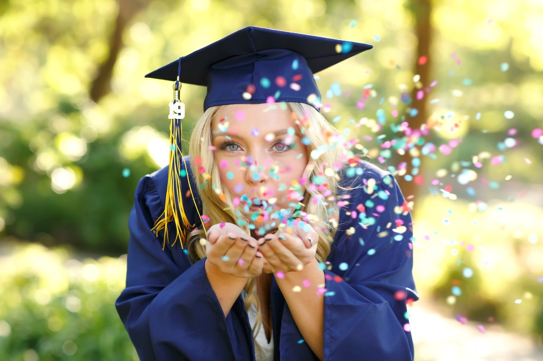 Senior Models Celebrate Graduation | Cap and Gown Session